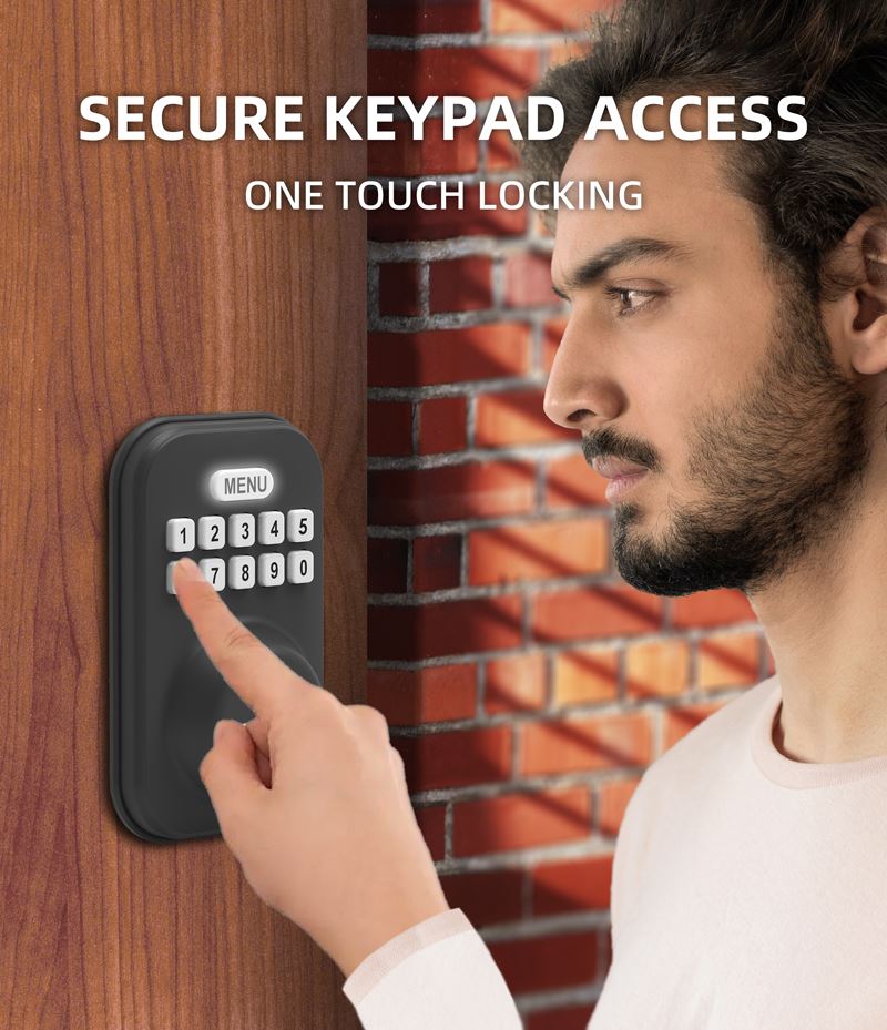 Electronic Entry Door Deadbolt With Keypad best